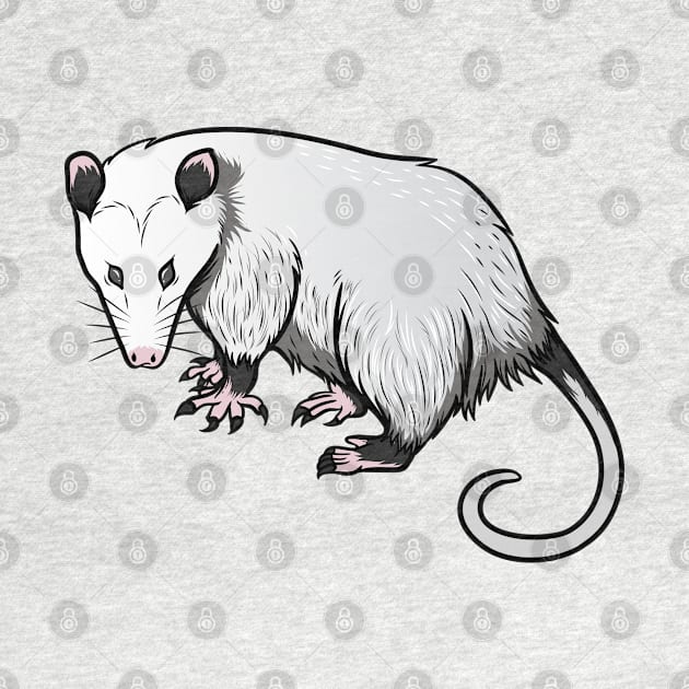 Opossum by Sticker Steve